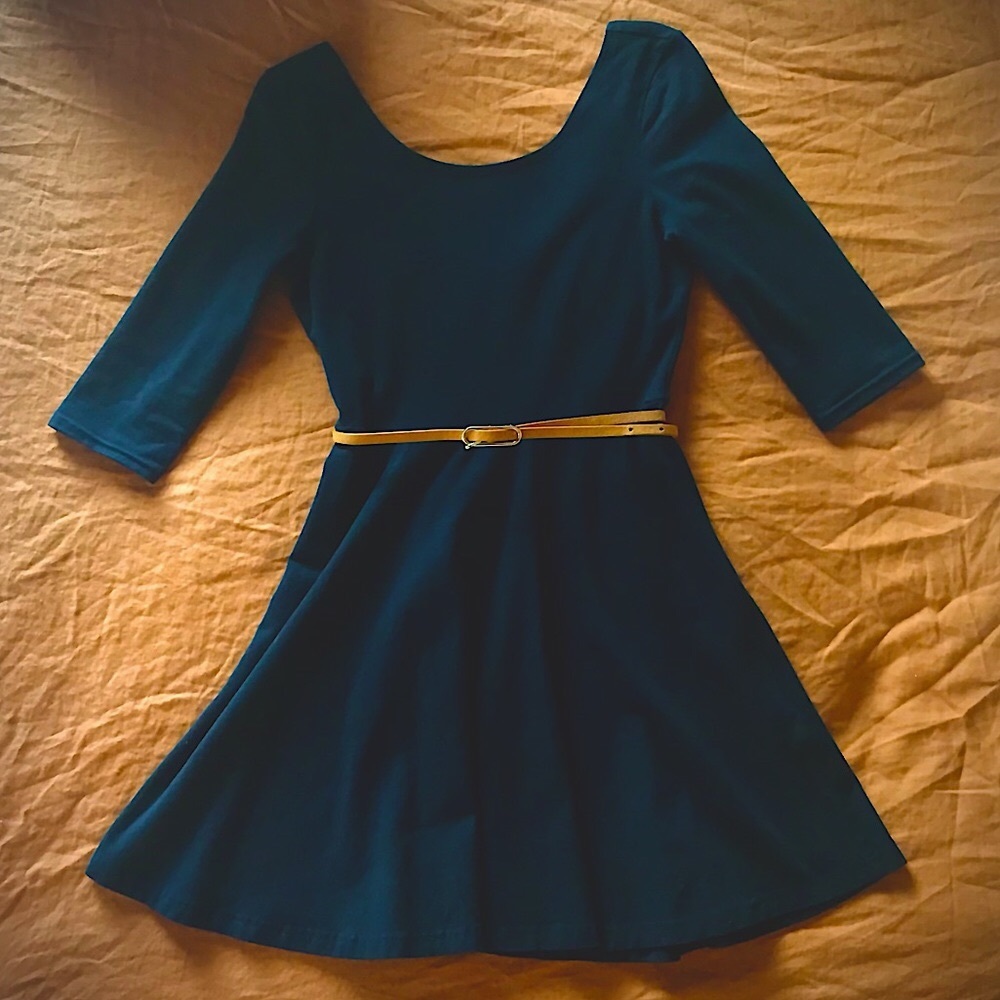 Fit & flare mini dress